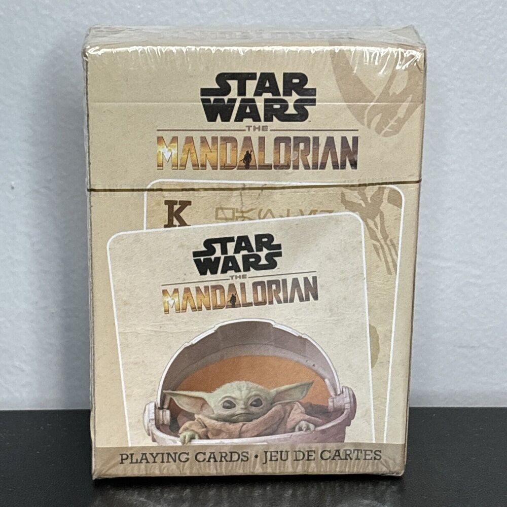 The Mandalorian Star Wars The Child Baby Yoda Grogu Playing Cards Disney- "New"